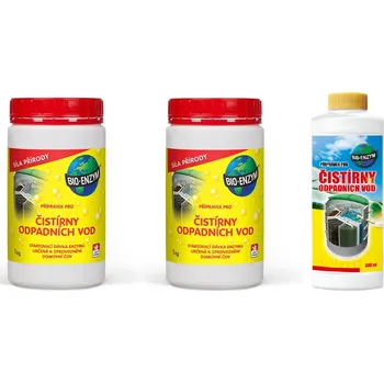 Čistič septiku a jímky Sada BIO-P6 do domovních ČOV 1 kg + 1 kg + aktivátor ČOV zdarma (Biologický přípravek pro použití v domovních čistírnách odpadních vod ČOV 1+1 kg + zdarma Aktivátor pro čistírny odpadních vod 500ml)