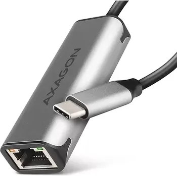 Síťová karta AXAGON ADE-25RC USB-C 3.2 Gen 1 - 2.5 Gigabit Ethernet síťová karta, Realtek 8156, auto install,šedá