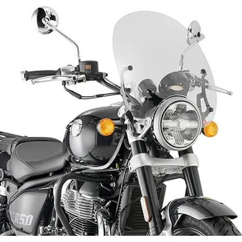Auto-moto KAPPA plexi štít ROYAL ENFIELD SUPER meteor 650 23-25, 38 X 42 cm průhledný - potřebné upevnění A9058AK (KAPPA plexi štít ROYAL ENFIELD SUPER meteor 650 23-25, 38 X 42 cm průhledný - potřebné upevnění A9058AK)