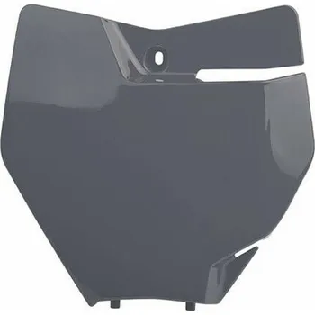 POLISPORT přední tabulka na startovací číslo KTM SX/SX-F `16-18 barva šedá nardo šedá (POLISPORT přední tabulka na startovací číslo KTM SX/SX-F `16-18 barva šedá nardo šedá)