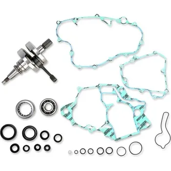 Těsnění motoru WISECO kliková hřídel HONDA CRF 150R 07-26 (s ložisky klikovky + sada těsnění a gufer na spodek motoru) (WISECO kliková hřídel HONDA CRF 150R 07-26 (s ložisky klikovky + sada těsnění a gufer na spodek motoru))