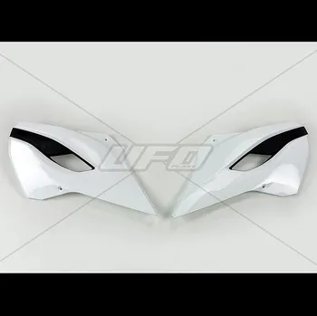 Autodíl UFO kryty chladiče HUSQVARNA TE/FE/TC/FC 125/250/300/350/450/501 14-15, TE/FE 15 barva bílá/černá (UFO kryty chladiče HUSQVARNA TE/FE/TC/FC 125/250/300/350/450/501 14-15, TE/FE 15 barva bílá/černá)