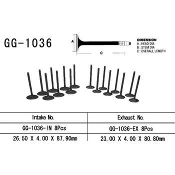 Rozvod motoru VESRAH sací ventil HONDA CBR 600 F4 99-06 (14711-MBW-000) (1 kus) vyrobeno v Japonsku (VESRAH sací ventil HONDA CBR 600 F4 99-06 (14711-MBW-000) (1 kus) vyrobeno v Japonsku)