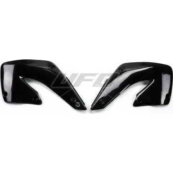 Autodíl UFO kryty chladiče HONDA CR 125/250 00-01 barva černá - (UFO kryty chladiče HONDA CR 125/250 00-01 barva černá -)
