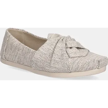 Dámské polobotky Espadrilky Toms FOG BEACHSIDE 10021936 béžová 80X, EUR 38