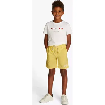 Pánské kraťasy Kraťasy Tommy Hilfiger žlutá barva, KB0KB09642 KB0KB09642.128.176.PPYA 11X, vel. 140