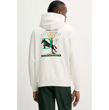 Pánská mikina Bavlněná mikina Drôle de Monsieur Le Hoodie Polo G.HO178.CO200.OW béžová 01X, vel. S