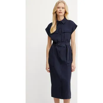 Dámské šaty Šaty Patrizia Pepe tmavomodrá barva, midi, 2A2870 A573 2A2870.A573 59X, vel. 36