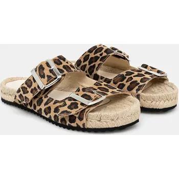 Dámské pantofle Kožené pantofle Answear.LAB hnědá barva 678 88X, EUR 40