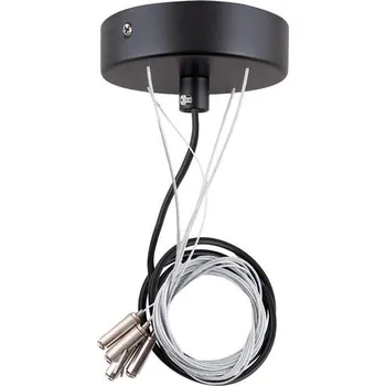 McLED Závěsná sada pro svítidla Casablanca 36, 1,2 m, černá rozeta