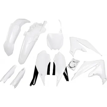 UFO kompletní sada plastů (FULL KIT) s kryty tlumičů YAMAHA YZF 250 19-23, YZF 450 18-22 barva bílá (UFO kompletní sada plastů (FULL KIT) s kryty tlumičů YAMAHA YZF 250 19-23, YZF 450 18-22 barva bílá)