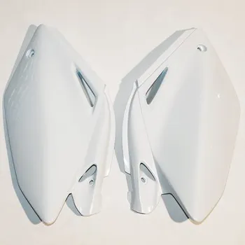 UFO boční tabulky na startovací číslo HONDA CRF 250R 04-05 barva bílá - (UFO boční tabulky na startovací číslo HONDA CRF 250R 04-05 barva bílá -)