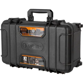 Vodotěsný plastový kufr s pěnovou výplní a kolečky (XXL) - TC320088