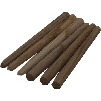 Hrábě TOPTRADE náhradní dřevěný kolík (zub) do hrábí, 1 ks (Originální kolík pro dřevěné hrábě TOPTRADE | PF1C1000010 | EAN 8591403180557)