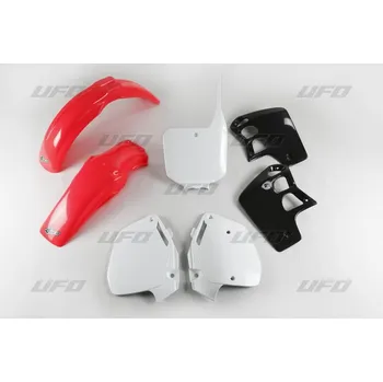 Motodíl UFO kompletní sada plastů HONDA CR 500 95-00 barva 97 (červená/bílá/černá) (HO089E999W) (UFO kompletní sada plastů HONDA CR 500 95-00 barva 97 (červená/bílá/černá) (HO089E999W))