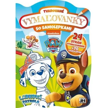 Slovenský jazyk Vymaľovanky so samolepkami Labková patrola