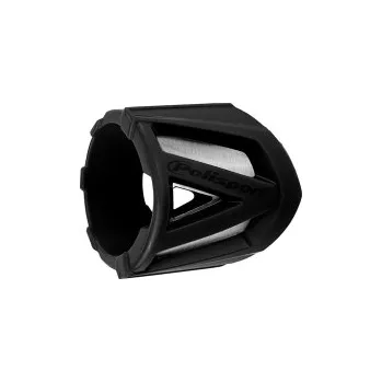 Výfuk pro motocykl POLISPORT univerzální kryt výfuku průměr 200mm-300mm barva černá (POLISPORT univerzální kryt výfuku průměr 200mm-300mm barva černá)