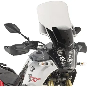 Motodíl KAPPA plexi štít YAMAHA TENERE 700 19-24 cm průhledný (KAPPA plexi štít YAMAHA TENERE 700 19-24 cm průhledný)