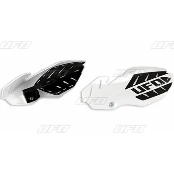 UFO kryty páček FLAME SUZUKI RMZ 250/450 12-17 barva bílá/černá (s upevněním) - (UFO kryty páček FLAME SUZUKI RMZ 250/450 12-17 barva bílá/černá (s upevněním) -)