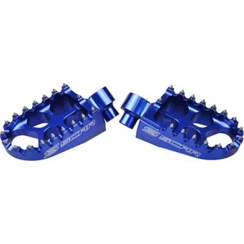 Osvětlení pro motocykl SCAR závodní stupačky řidiče hliníkové EVO YAMAHA YZ / YZF / WR / WRF / TENERE 700, FANTIC barva světle modrá (SCAR závodní stupačky řidiče hliníkové EVO YAMAHA YZ / YZF / WR / WRF / TENERE 700, FANTIC barva světle modrá)