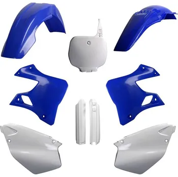 Osvětlení pro motocykl POLISPORT kompletní sada plastů (FULL KIT) YAMAHA YZ 125/250 96-99 v sadě tabulka přední (8674000001) i kryty tlumičů (8392000001) barva světle modrá bílá OEM (POLISPORT kompletní sada plastů (FULL KIT) YAMAHA YZ 125/250 96-99 v sadě tabulka přední)