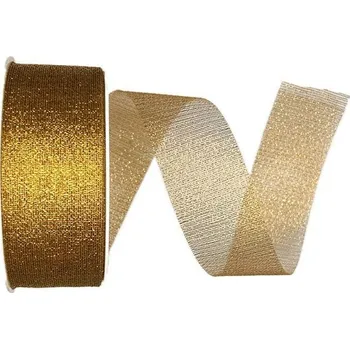 Stuha GOLDINA Stuha dekorační síťovaná Mesh bronzová 40 mm × 25 m