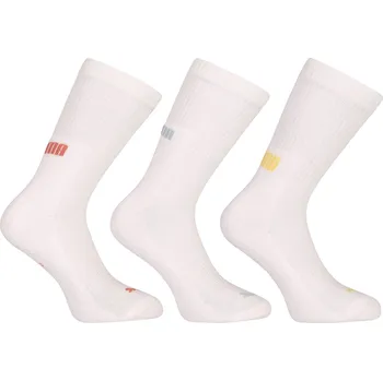 Pánské ponožky 3PACK ponožky Puma vysoké bílé (701222067 014) L 701222067 014 Možnost vrácení zboží ZDARMA do 120 dnů!