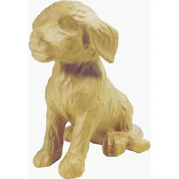 Pes z papírové hmoty - VELKÝ