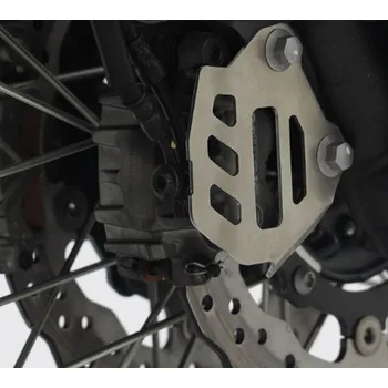 Brzdová čelist CROSSPRO kryt brzdového třmenu přední YAMAHA XTZ 690 TENERE 700/WORLD RAID 19 - 23 barva stříbrná (CROSSPRO kryt brzdového třmenu přední YAMAHA XTZ 690 TENERE 700/WORLD RAID 19 - 23 barva stříbrná)