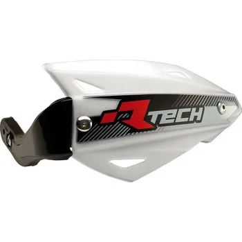 Řídítka RACETECH (RTECH) kryty páček VERTIGO ATV barva bílá (se 3 typy úchytů na řídítka) (RACETECH (RTECH) kryty páček VERTIGO ATV barva bílá (se 3 typy úchytů na řídítka))