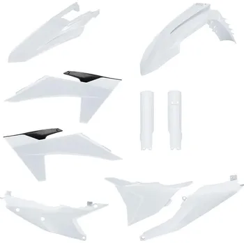 POLISPORT kompletní sada plastů (FULL KIT) KTM EXC/EXC-F/XC-W/XC-WF TBI 24-25 v sadě kryty tlumičů (8352500001) barva bílá (POLISPORT kompletní sada plastů (FULL KIT) KTM EXC/EXC-F/XC-W/XC-WF TBI 24-25 v sadě kryty tlumičů (8352500001) barva bílá)