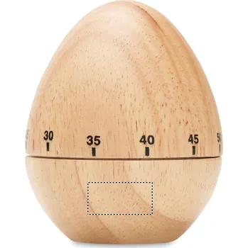 Kuchyňská minutka Dřevěná minutka LASEROVÉ GRAVÍROVÁNÍ (MAX. 1 BARVA, 10X20MM) 1 barva 20 SIDE 2 LOWER