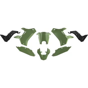 RACETECH (RTECH) kompletní sada plastů (bez předního blatníku) T7 REVOLUTION YAMAHA TENERE 700 19-24 barva tmavý zelená / černá (RACETECH (RTECH) kompletní sada plastů (bez předního blatníku) T7 REVOLUTION YAMAHA TENERE 700 19-24 barva tmavý zelená / čern