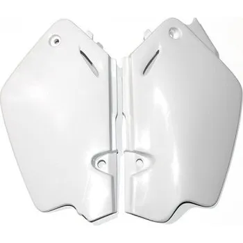 UFO boční tabulky na startovací číslo HONDA CR 125 91-92, CR 250 90-91, CR 500 91-01 barva bílá (UFO boční tabulky na startovací číslo HONDA CR 125 91-92, CR 250 90-91, CR 500 91-01 barva bílá)