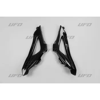 Autodíl UFO kryty chladiče HUSQVARNA TC/TE/FC/FE 08-10 (kromě TC/TE 250 09-10) (horní) barva černá (UFO kryty chladiče HUSQVARNA TC/TE/FC/FE 08-10 (kromě TC/TE 250 09-10) (horní) barva černá)