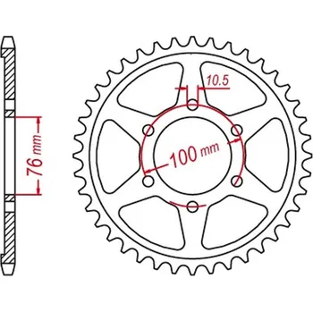 Řetězová sada pro motocykl MTX PARTS rozeta 825 45 SUZUKI GSF 1200 BANDIT 95-05 (řetěz 530) - viz 816 45 (JTR816.45) (MTX PARTS rozeta 825 45 SUZUKI GSF 1200 BANDIT 95-05 (řetěz 530) - viz 816 45 (JTR816.45))