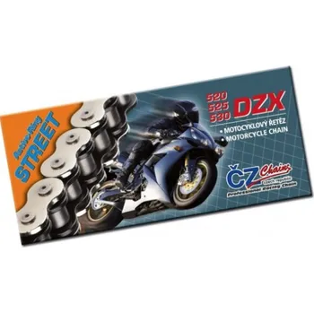 Řetězová sada pro motocykl CZ hnací řetěz 530 DZX (102 článků) ACTIVE RING (X-RING) chrom do 1200 ccm (43,0 KN) + spojka (CZ hnací řetěz 530 DZX (102 článků) ACTIVE RING (X-RING) chrom do 1200 ccm (43,0 KN) + spojka)