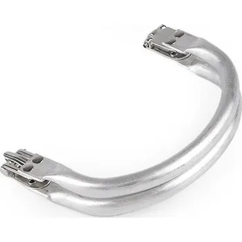 Rám hliníkový / ucho na výrobu tašky, barva 1 nikl