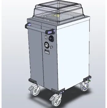 Úklidový vozík VOZÍK EPT 1/330 PRŮMĚR TALÍŘE 215-330 VYHŘÍVANÝ | ABNER, 11037