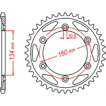 Řetězová sada pro motocykl MTX PARTS rozeta 4399 40 HONDA CBR 1000 RR 04-05, VTR 1000SP1/SP2 00-06 (JTR1306.40) (řetěz 530) (MTX PARTS rozeta 4399 40 HONDA CBR 1000 RR 04-05, VTR 1000SP1/SP2 00-06 (JTR1306.40) (řetěz 530))