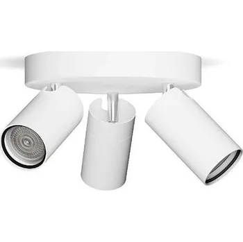 Signify Commercial Idris bodové koupelnové svítidlo 3 × GU10, 5 W, bez zdroje, 20cm, kulaté, IP44, b