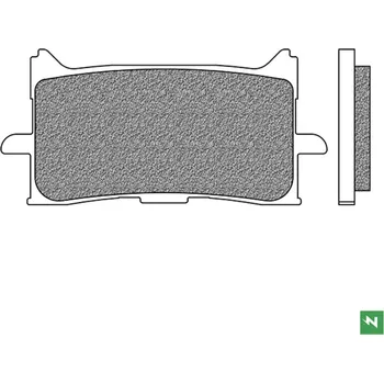 Brzdová destička NEWFREN brzdové destičky přední KH679 (TOURING sintrované) (NEWFREN brzdové destičky přední KH679 (TOURING sintrované))