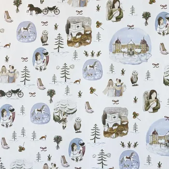 Papír BE NICE Dárkový balící papír EKO, Popelka - 5ks 47x68 cm 5ks Popelka