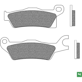 Brzdová destička NEWFREN brzdové destičky přední / zadní KH618 (ATV sintrované) (NEWFREN brzdové destičky přední / zadní KH618 (ATV sintrované))