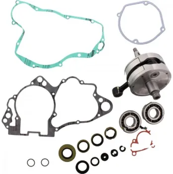 Těsnění motoru WISECO kliková hřídel SUZUKI RM 250 05-10 (s ložisky klikovky + sada těsnění a gufer na spodek motoru) (WISECO kliková hřídel SUZUKI RM 250 05-10 (s ložisky klikovky + sada těsnění a gufer na spodek motoru))