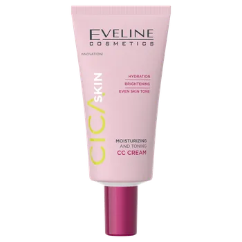 Pleťový krém Eveline Cosmetics Cica Skin hydratačně-tonizující CC krém na obličej, 30 ml