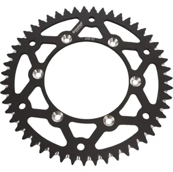 Řetězová sada pro motocykl GROSSKOPF rozeta hliníková T7075 (ergal) 270 51 (27051) YAMAHA YZ/YZF 99-24, WRF 01-24 (JTR251.51) barva černá (GROSSKOPF rozeta hliníková T7075 (ergal) 270 51 (27051) YAMAHA YZ/YZF 99-24, WRF 01-24 (JTR251.51) barva černá)