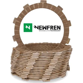 Spojková sada NEWFREN spojkové kotouče závodní YAMAHA WR 250Z 94-98; XV 750SE 81; XV 750 VIRAGO 92-97; XV 1000/1100 86-00; XVS 1100 DRAG STAR 99-04; XVS 1100 DRAG STAR CLASSIC 00-06; BT BULLdoG 1100 02-06 (EBS2274) (NEWFREN spojkové kotouče závodní YAMAHA WR 250Z 94-98