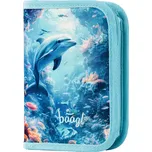 BAAGL Školní penál jednopatrový Delfín