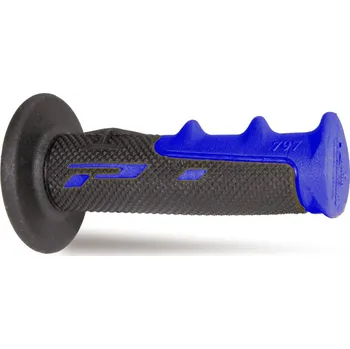 Motodoplněk Řazení (gripy) PRO GRIP PA079700BL02 (PROGRIP řazení (gripy) PG797 OFF ROAD (22+25mm, délka 115mm) barva modrá-černá (dvousložkový) (797-150))
